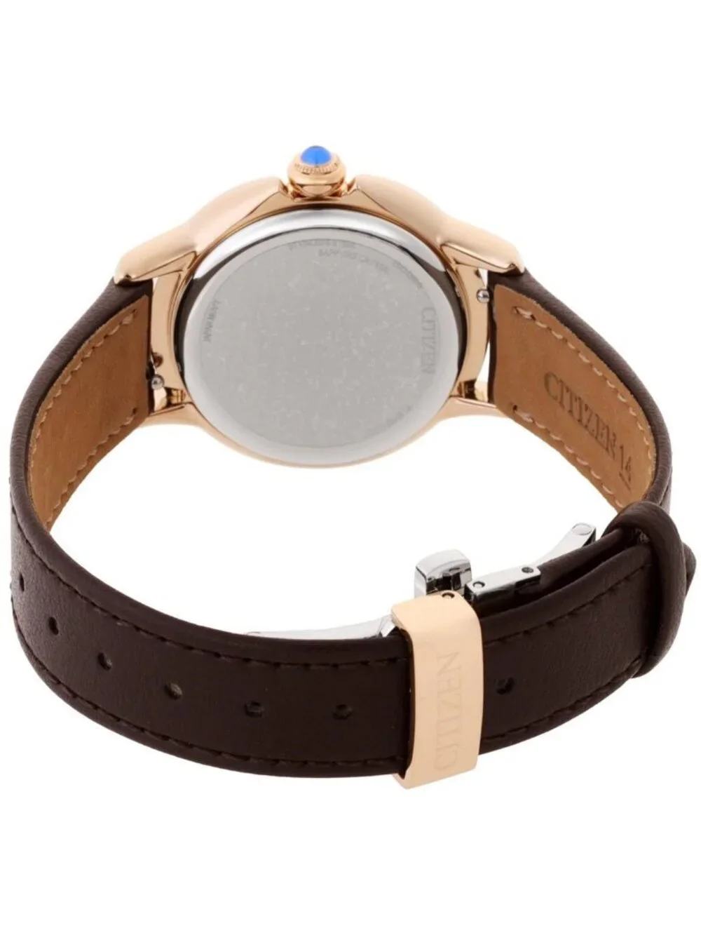 NWT Citizen L Ceci Eco-Drive Brown Dial Ladies Watch